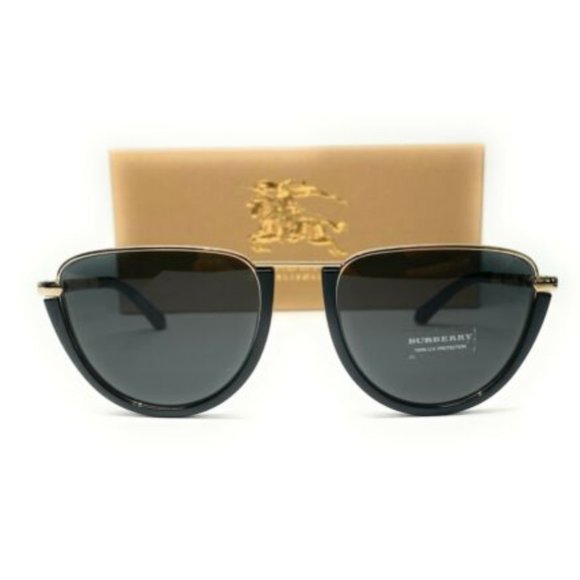 Burberry Women\'s Light Gold and Black Sunglasses!
